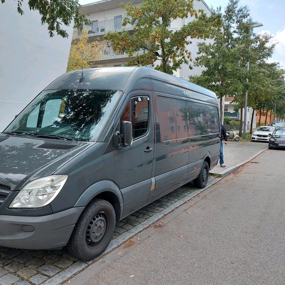Möbeltaxi mit Fahrer Mieten Sprinter Maxi-Hoch und Lang XL in München
