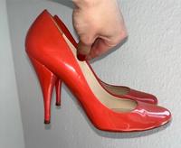 Prada Pumps Heels orange korall 37 Lackleder Leder Brandenburg - Potsdam Vorschau