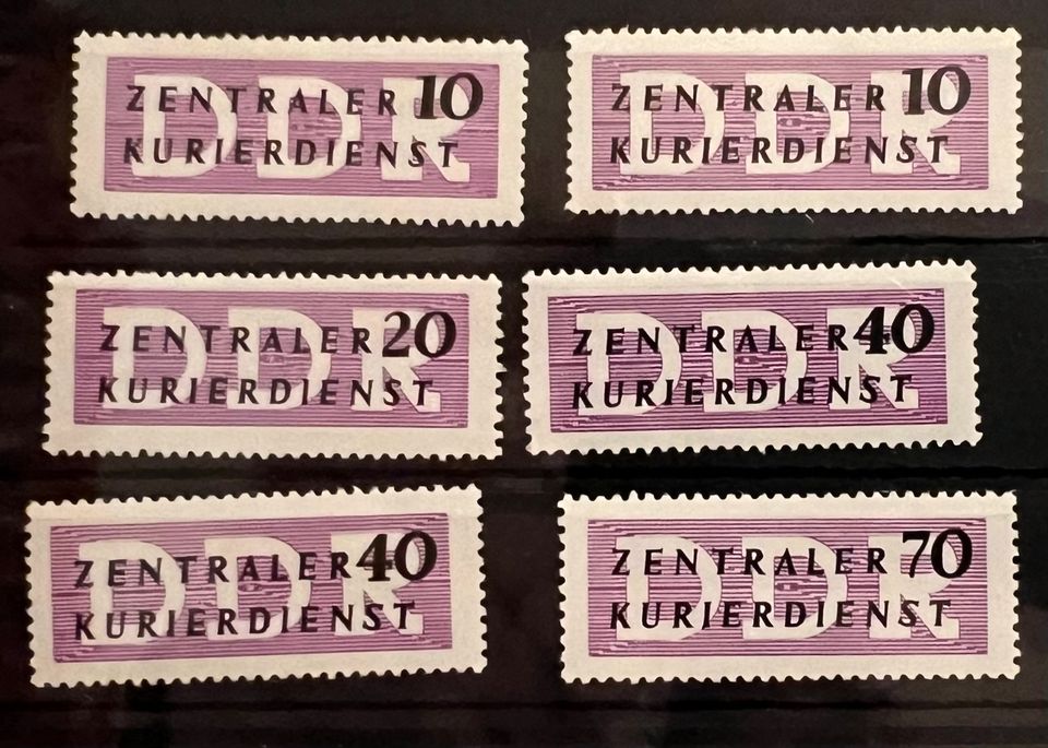 Briefmarken Dienstmarken DDR 1956 Mi 6-9 postfrisch in Schönebeck (Elbe)