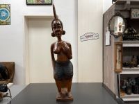 Afrikanische Dekoration Holz fruchtbare Frau Skulptur Nordrhein-Westfalen - Mönchengladbach Vorschau