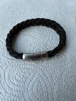 Lederarmband geflochten schwarz 22 cm NEU Wandsbek - Hamburg Eilbek Vorschau