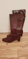 Caprice Leder-Damenstiefel Größe 39 in Farbe Cognac Nordrhein-Westfalen - Oberhausen Vorschau