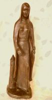 Skulptur Bronze Antik 46,5 cm Statue Nordrhein-Westfalen - Viersen Vorschau