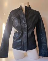 Vintage Pull & Bear lederjacke gr M schwarz Bikerjacke Echt leder Bayern - Neuendettelsau Vorschau