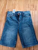 Bermuda gr 38 Damen kurze Jeans Hose blau C&A Hessen - Bad Endbach Vorschau