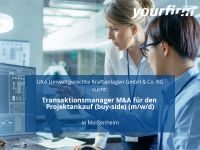 Transaktionsmanager M&A für den Projektankauf (buy-side) (m/w/d Baden-Württemberg - Meißenheim Vorschau