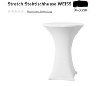 Husse Stehtisch Bistrotisch D80 weiß STRECH Hessen - Selters Vorschau