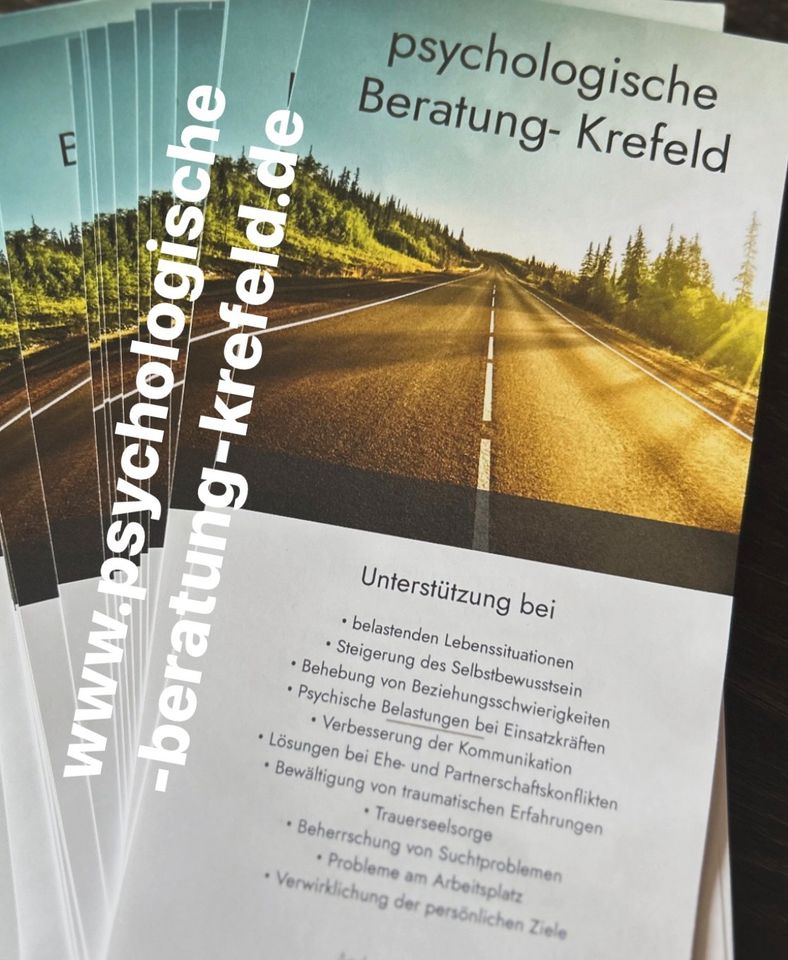 Psychologische Beratung/Unterstützung in jeder Lebenslange in Krefeld