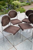 THONET Esszimmer Stühle(6er Set)- Chrom und Samt Dortmund - Innenstadt-West Vorschau