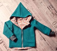 Jacke Wollwalk Baby Jacke NEU, Zipfel-Kapuze,  Gr. 110 Handmade Brandenburg - Eberswalde Vorschau