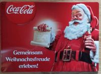 Blechschild Coca-Cola Werbeschild Weihnachten Bayern - Rieden a. Forggensee Vorschau