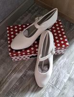 Ballerina weiß mit Riemchen Gr.39 Neu mit OVP Thüringen - Weimar Vorschau