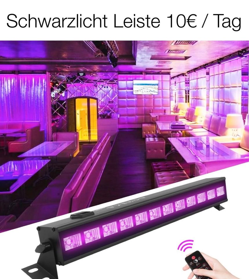 Led Licht Bar Lichtleiste Lichteffekt mieten in Lambsheim