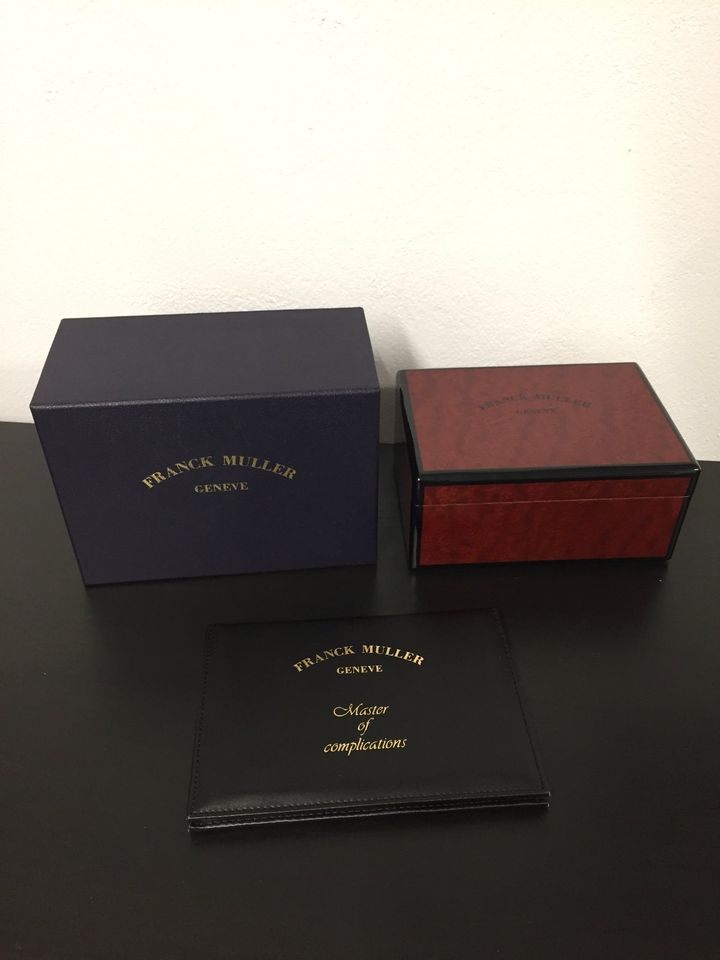 Franck Muller Box mit Umkarton Watchbox Uhrenbox brown Wood in Gladbeck