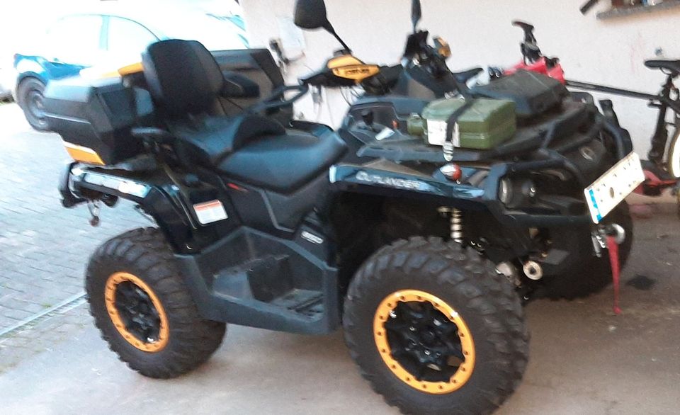 Quad Can-Am Outlander 850 Max XT-P – Triple Black 2018 (LoF) in Stegen