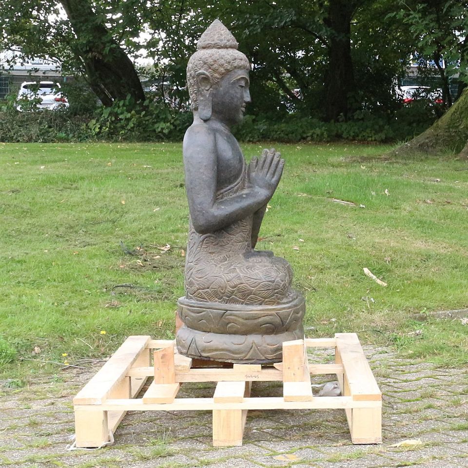 Buddha Figur Statue Gartenfigur Greenstone antik greetings 100 cm in Bochum