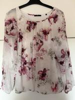 Zero schicke Damen Bluse weiß mit Blumen Gr. 36 Bayern - Treuchtlingen Vorschau
