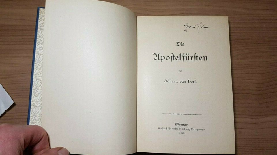 Die Apostelfürsten. Johannes Reinke (1849-1931) signiert v. Autor in Dexheim