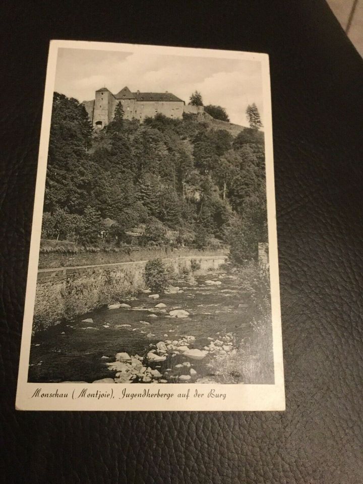 Monschau Alte Postkarte gelaufen 1954 in Viersen