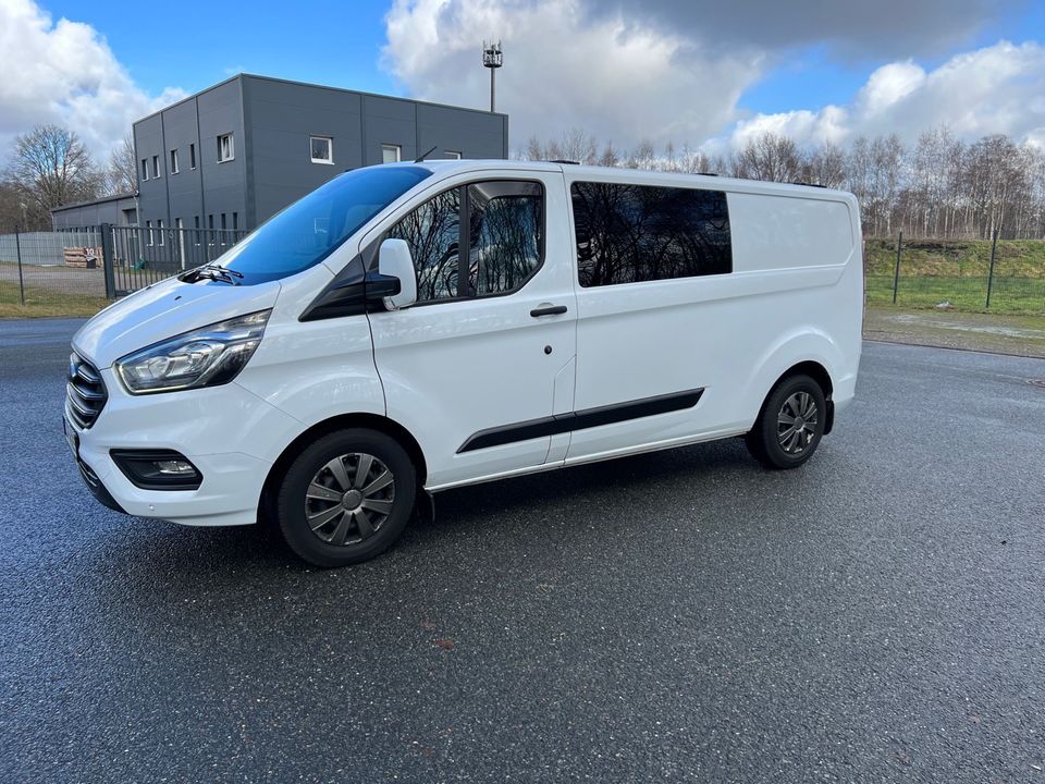 Ford Transit Custom Doka Trend 320 L2 LKW AHK Klima Sortimo Mwst. in Saterland