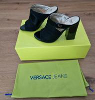 VERSACE JEANS Sandalen mit Absatz  Schwarz Gr. 35 Nürnberg (Mittelfr) - Kleinreuth b Schweinau Vorschau