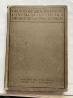 Grundriss der Entwicklungsgeschichte des Menschen  1921 Baden-Württemberg - Filderstadt Vorschau