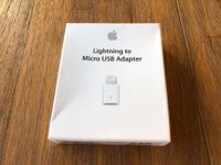 Original Apple Mikro-USB auf Apple Lightning Adapter NEU und OVP Frankfurt am Main - Nieder-Erlenbach Vorschau