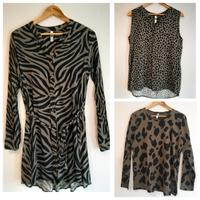 Verschiedene Oberteile - Animalprint in khaki/oliv, je Niedersachsen - Gifhorn Vorschau