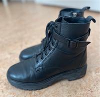 Schwarze Mango Leder Boots Nürnberg (Mittelfr) - Mitte Vorschau