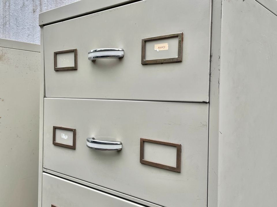 METALLSCHRANK VINTAGE 1 von 2 Schuhschrank Highboard in Köln