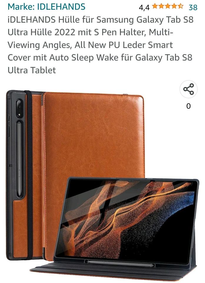 Samsung Galaxy Tab S8 Ultra Hülle 2022  [SM-X900/X906] in Lienen