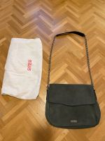 BREE Handtasche aus Wildleder in Grau mit Kosmetiktasche München - Bogenhausen Vorschau