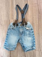 Jeans Shorts mit Hosenträger / kurze Hose von H&M gr. 74 Bayern - Kissing Vorschau