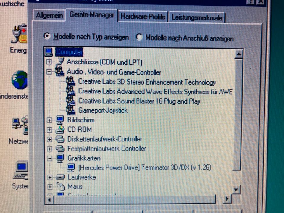 Windows 95 Desktop PC Hercules Terminator 3D AWE32 Monitor CDs! in Mielkendorf