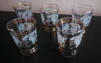 5 alte Gläser mit Reben, 9 cm Höhe Niedersachsen - Süpplingen Vorschau