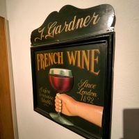 French Wine Holzbild, Wanddeko, Antik, Reklame Nordrhein-Westfalen - Porta Westfalica Vorschau