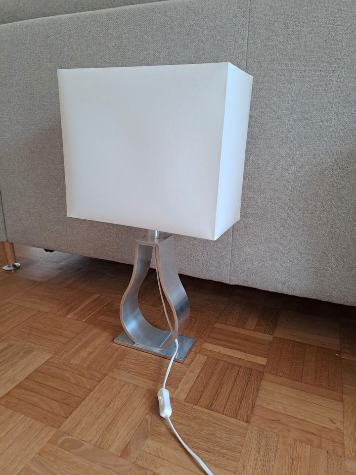 IKEA Lampe Leuchte Klabb weiß silber ca. 60 cm in Bergisch Gladbach