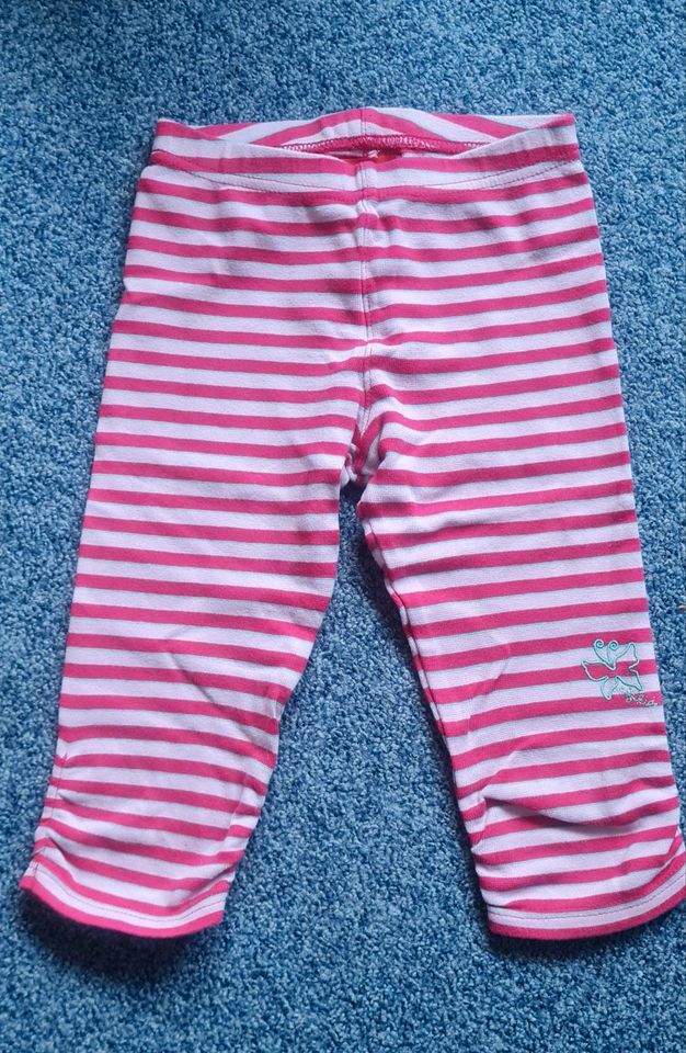 Sigikid Leggings rot gestreift 116 in Busdorf