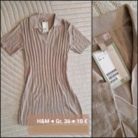 Pullover Strickkleid Mini Beige H&M Gr. S 36 Hessen - Hofheim am Taunus Vorschau