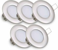 5 LED Einbauleuchten, silber, ultra flach, Ø85mm, 5W, neu Niedersachsen - Wilhelmshaven Vorschau