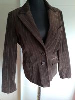 H&M Jacke Blazer gestreift braun 42 Duisburg - Walsum Vorschau