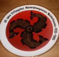 60 Jahre MGV Waldenhausen  Zierteller von 1980 Baden-Württemberg - Wertheim Vorschau