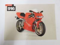 Ducati 916 Originalprospekt Niedersachsen - Wardenburg Vorschau