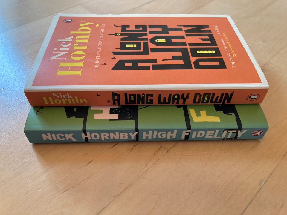 Nick Hornby, High Fidelity & A long way down, englisch in Ingolstadt