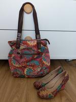 Set Handtasche Tom Tailor und passende Pumps Gr.40 Baden-Württemberg - Mannheim Vorschau