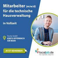 Mitarbeiter (m/w/d) für die technische Hausverwaltung in Offenbach am Main gesucht | www.localjob.de Hessen - Offenbach Vorschau