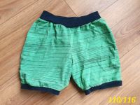 Kurze Hose 110/116 grün gestreift diy handmade Sommer shorts Brandenburg - Strausberg Vorschau