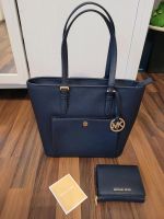 Michael Kors Handtasche & Geldbörse, original / ungetragen, blau Dortmund - Mengede Vorschau