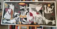 Guernica, Kunstdruck bemalt in Farbe. 140 cm auf 67 cm Baden-Württemberg - Aalen Vorschau