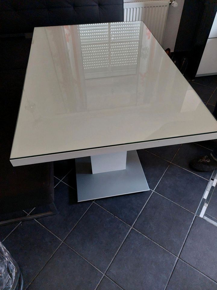 Glasplatte ohne Tisch 1,20 m x 0,80 m und 8 mm stark in Schirmitz